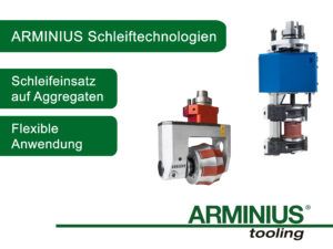 Aggregate mit Schleifwerkzeugen und Text-Einklinker D