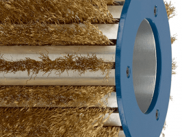 cnc-roller-brush-with-brass-wire-equipped-for-structuring-of-wood-surfaces